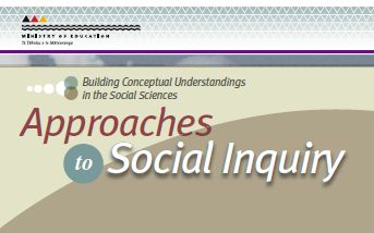 Capture of heading from linked site, reads "Approaches to Social Inquiry".